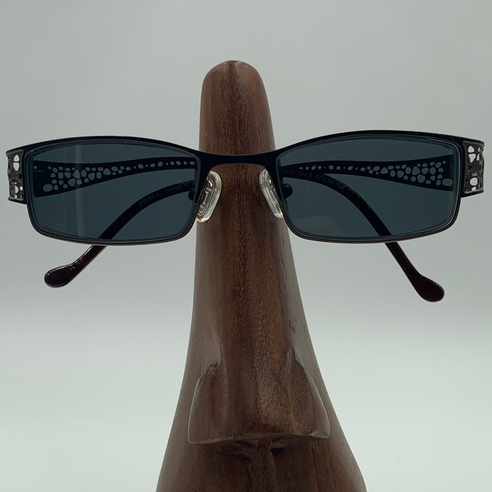 Prell 2018 Bronze Metal Rectangular Sunglasses